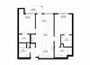 2 Bedroom Floor Plan